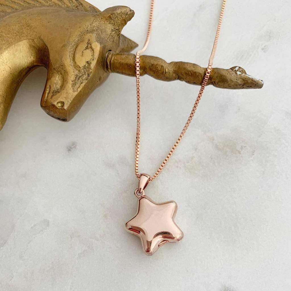 Polly Star Locket Necklace