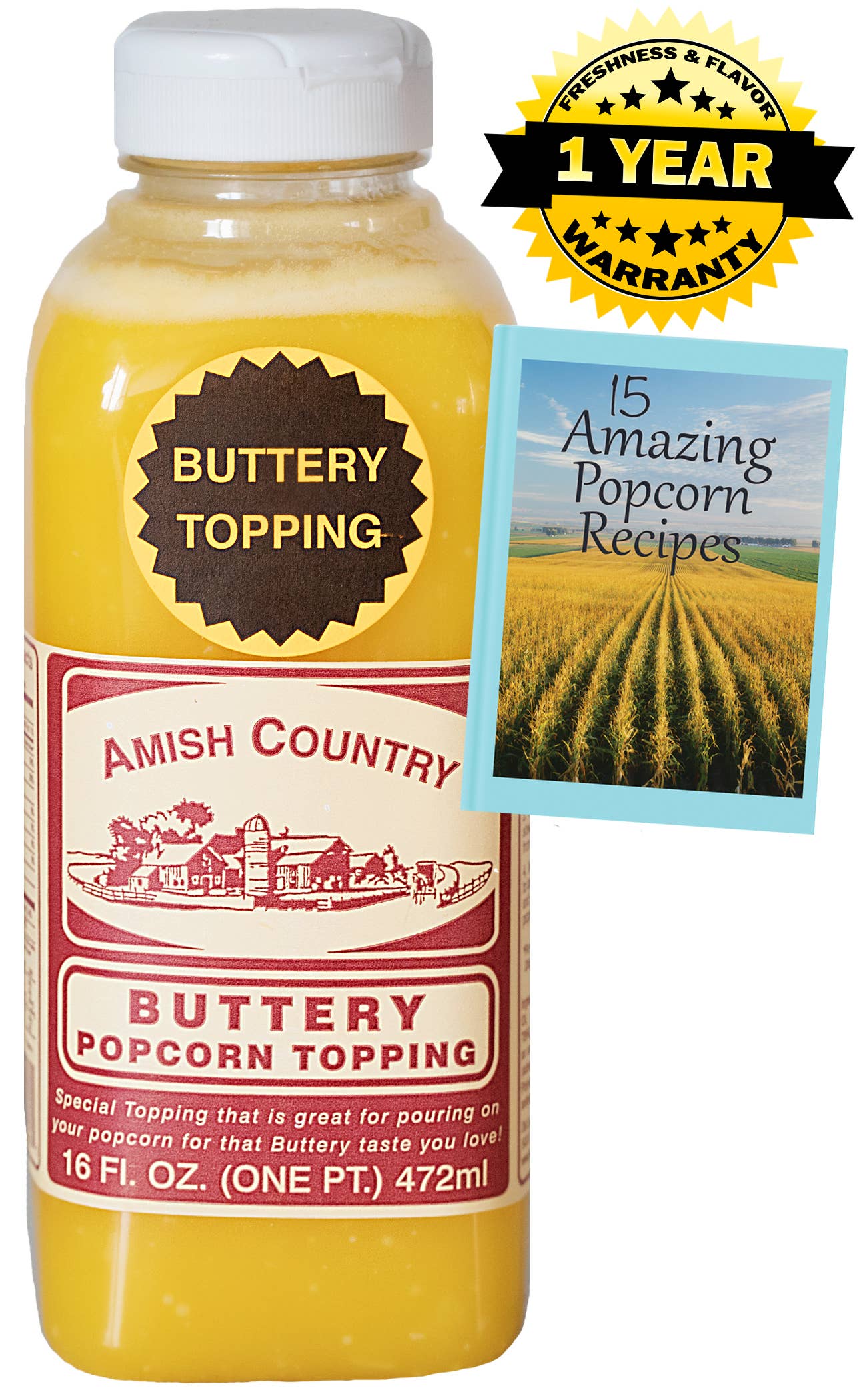 16oz Bottle of Buttery Topping