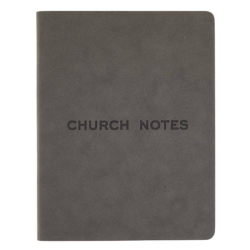 Face to Face Suede Journal - Church Notes