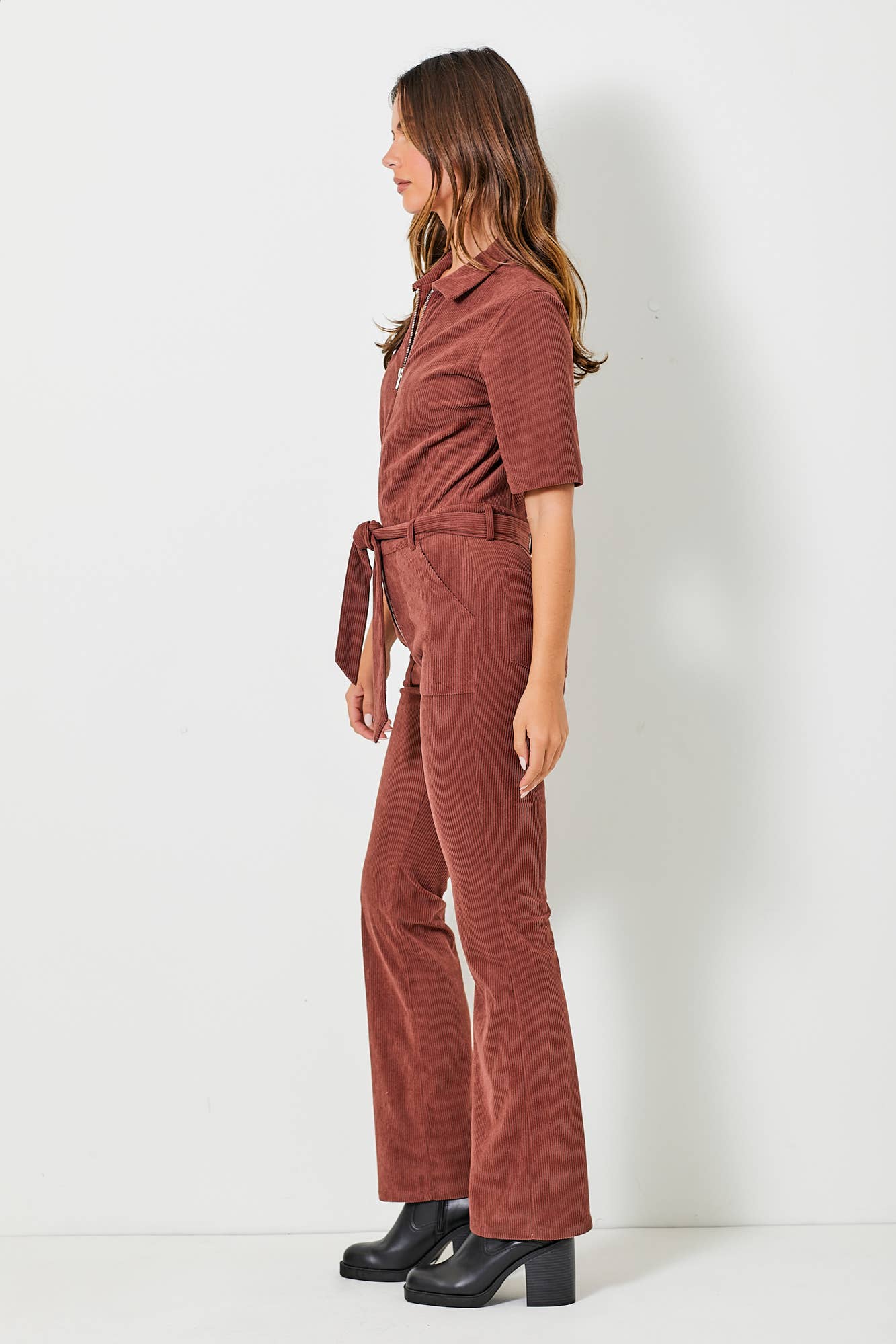 Cinnamon Corduroy Jumpsuit