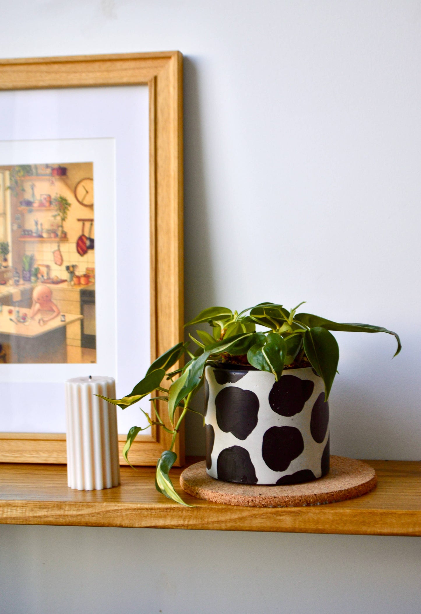 Cow Print Planter