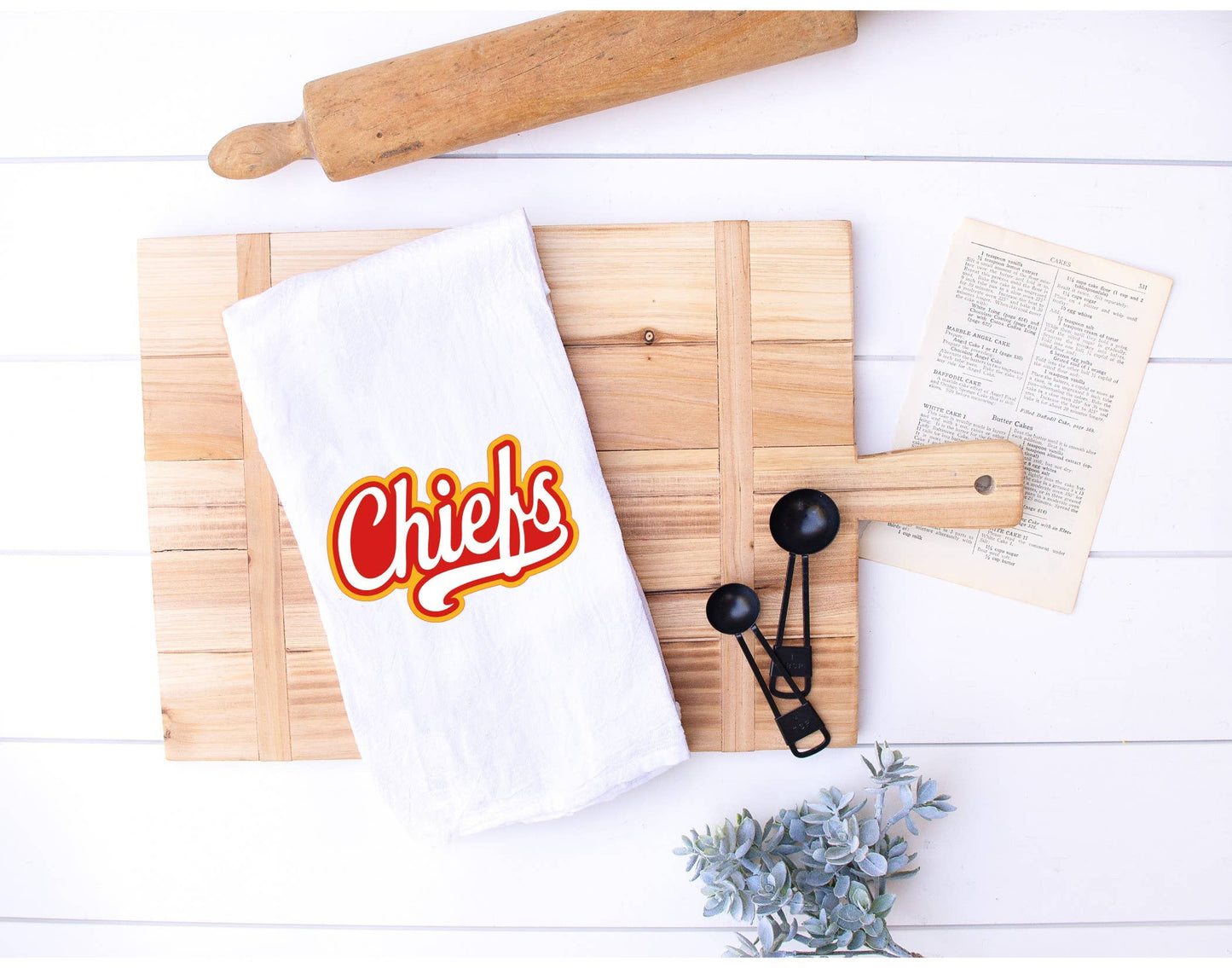 KC Chiefs Retro Kitchen Tea Towel