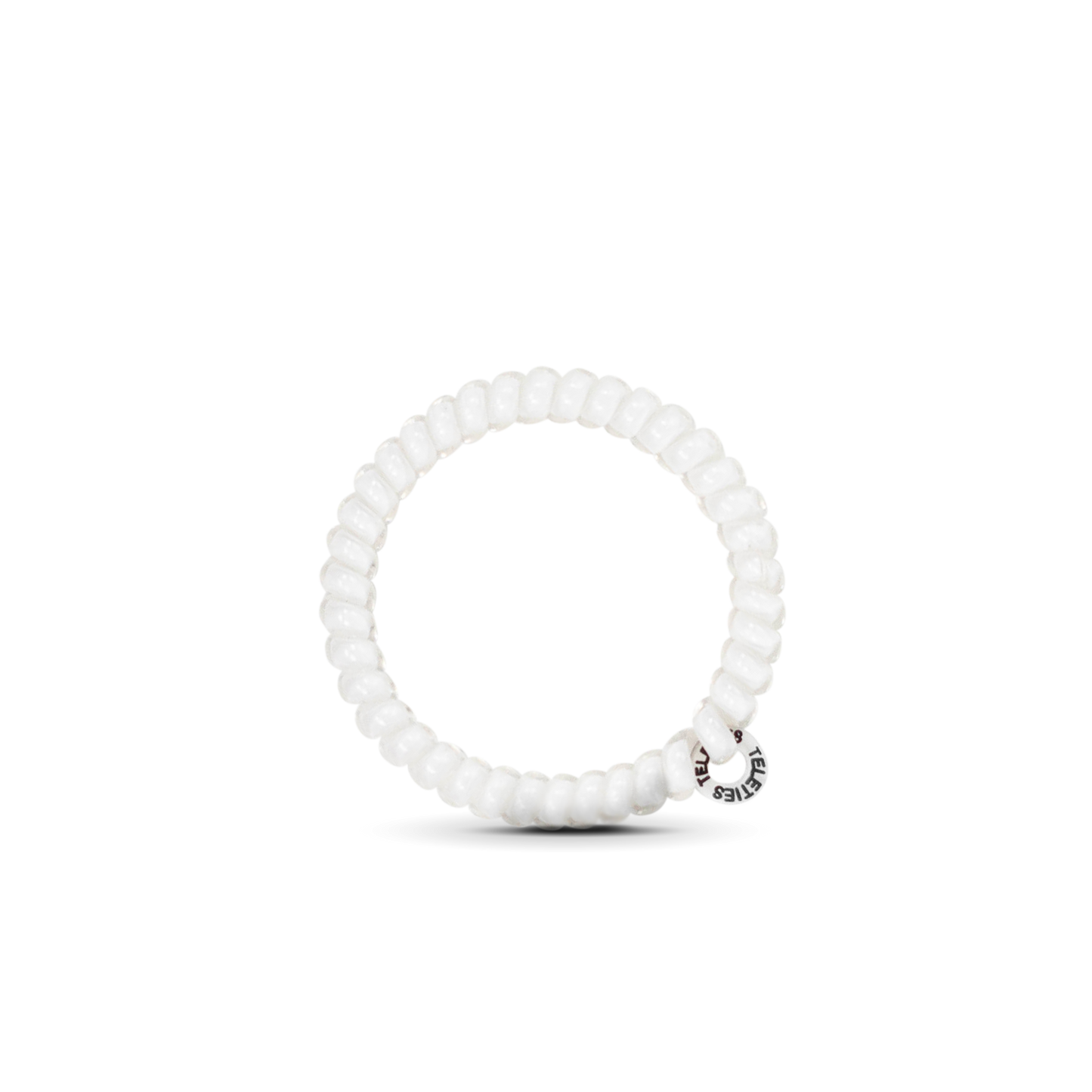 Coconut White - Small Spiral Hair Coils, Hair Ties, 3-pack