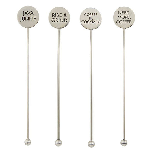 Stainless Steel Stir Sticks - Coffee