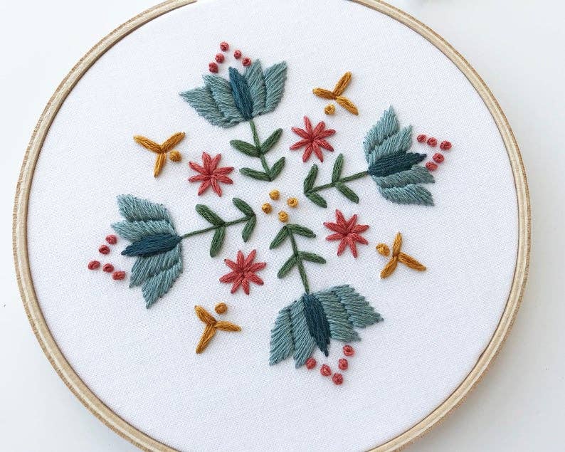 Mandala Embroidery Kit