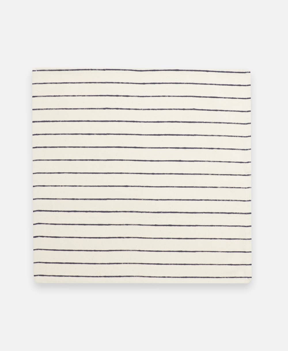 Block Print Stripe Napkin Set - Spruce