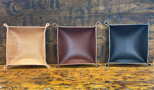 Leather Valet Tray | Blank