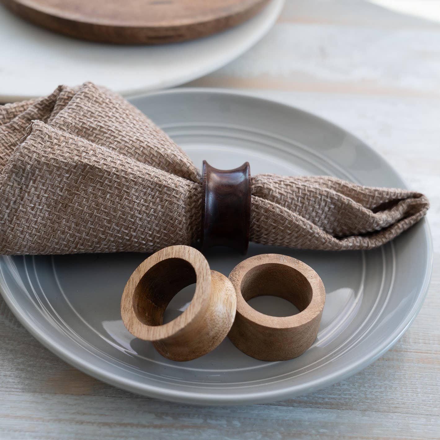 Mango Wood Napkin Ring