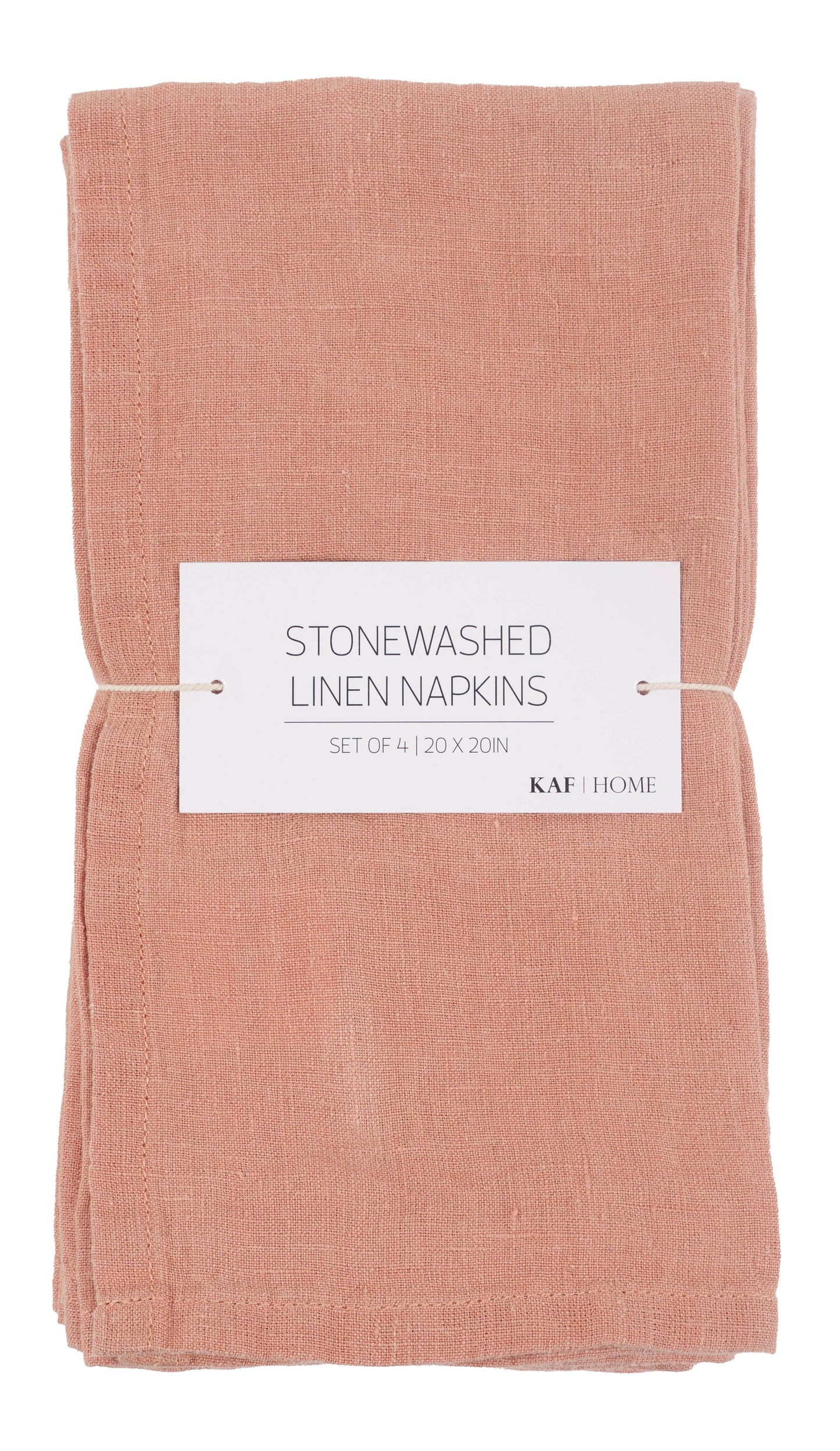 Stone Washed Linen Napkins | Set Of 4