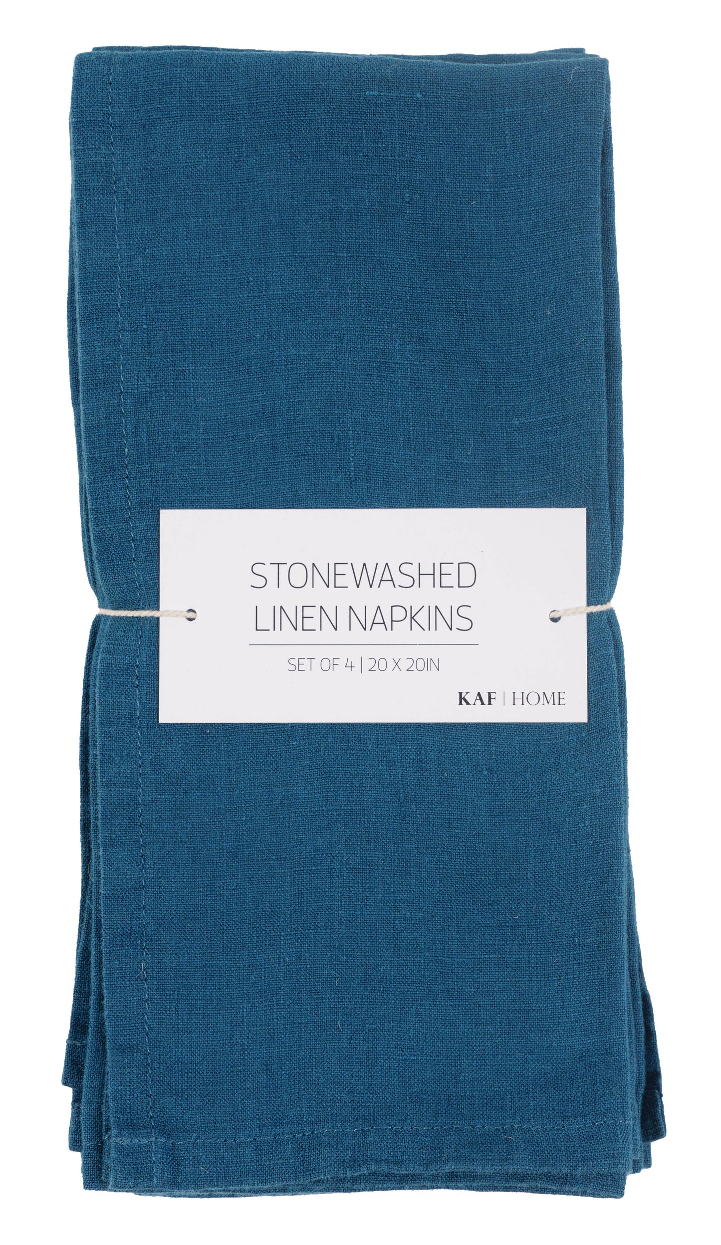 Stone Washed Linen Napkins | Set Of 4