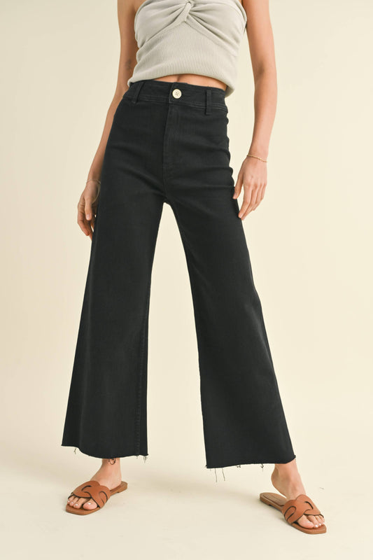 Wide Leg Denim Pants