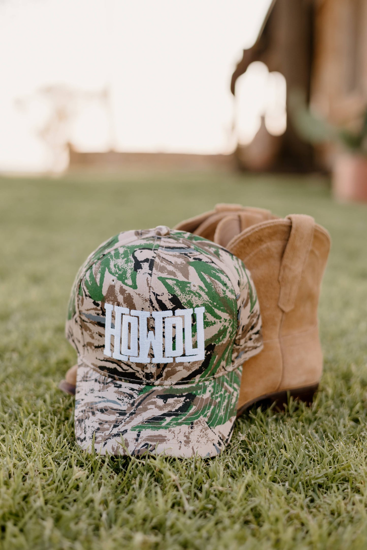 Howdy Trucker Hat -  Camo