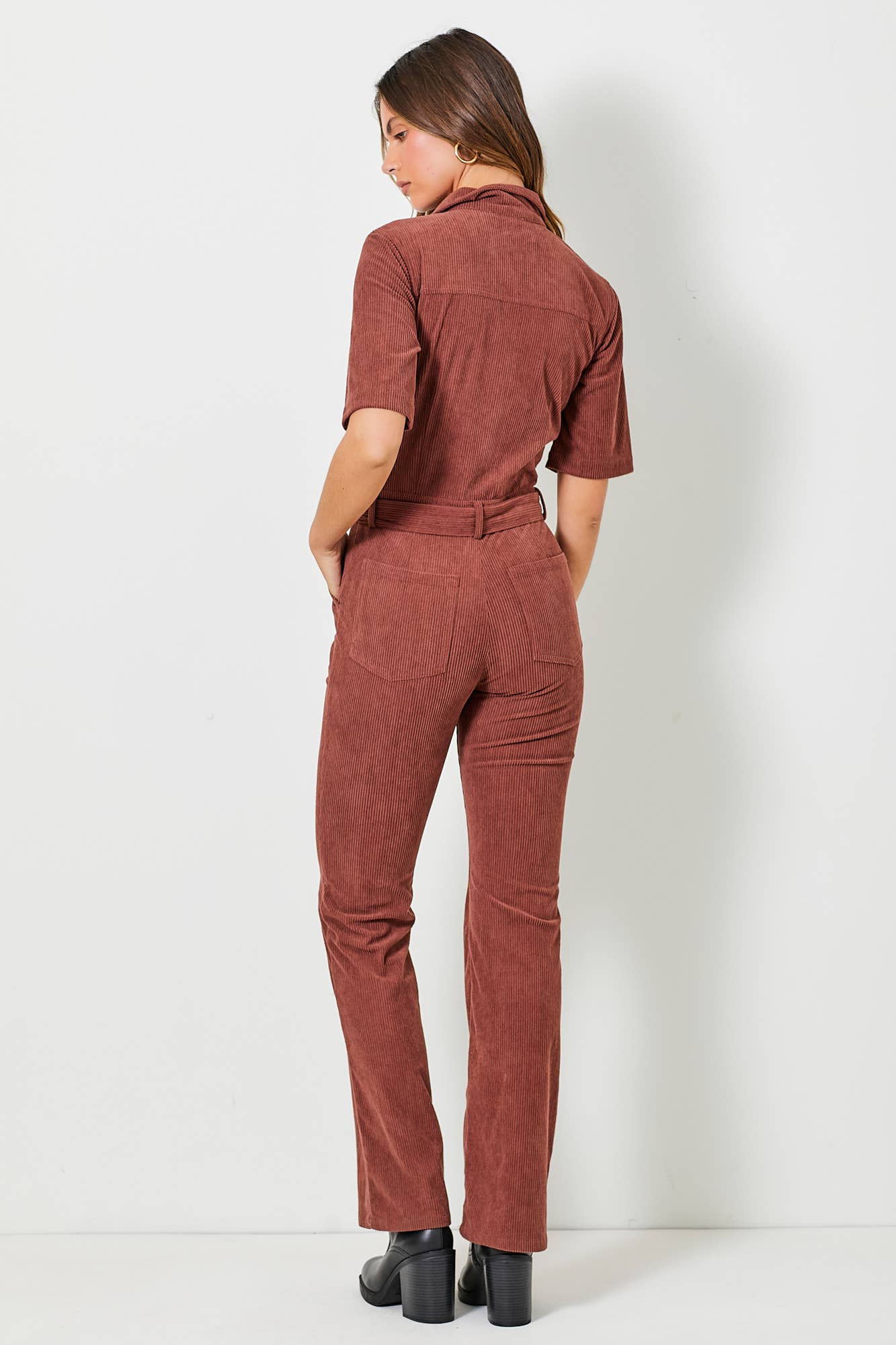 Cinnamon Corduroy Jumpsuit