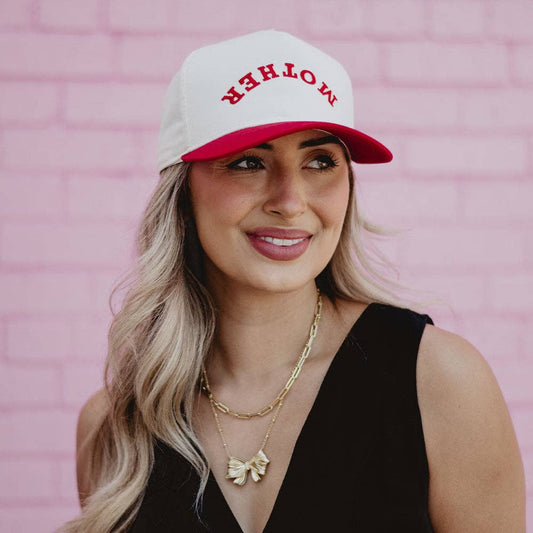 MOTHER Upside Down Two-Toned Vintage Hat