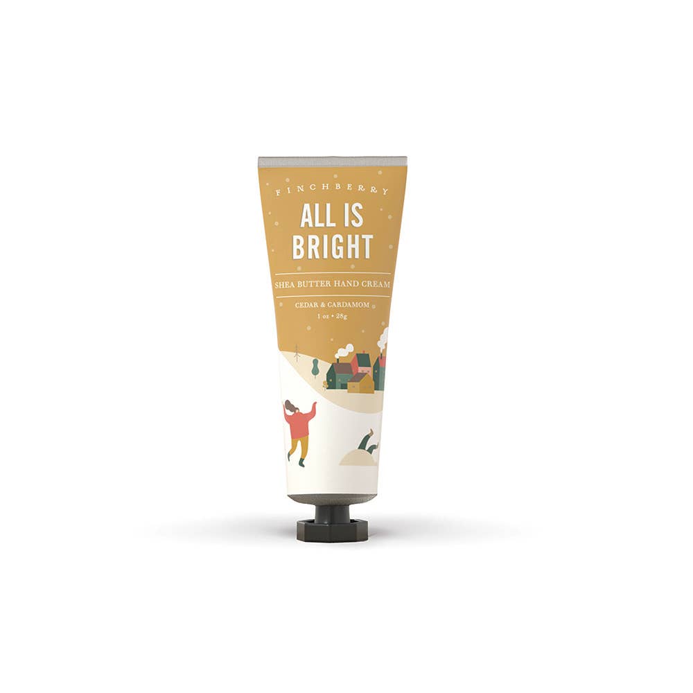 All is Bright Travel Hand Cream - Holiday Stocking Stuffer