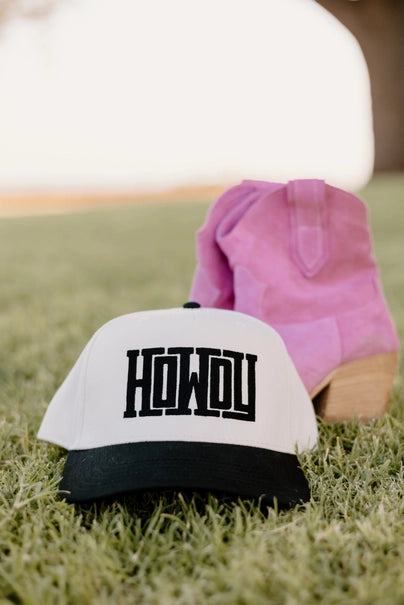 Howdy Hat - Cream and Black