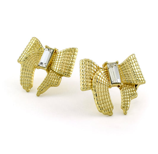 Erimish - Mesh Bow Earrings