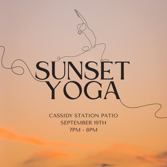 September 19th | Sunset Yoga on The Patio