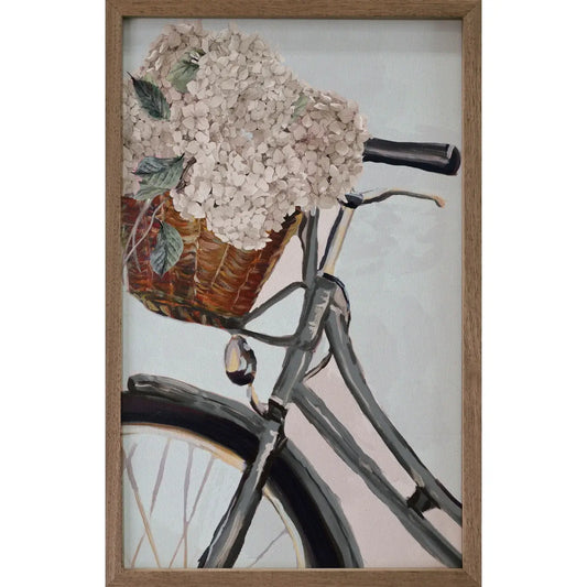 Beach Bike With Hydrangeas