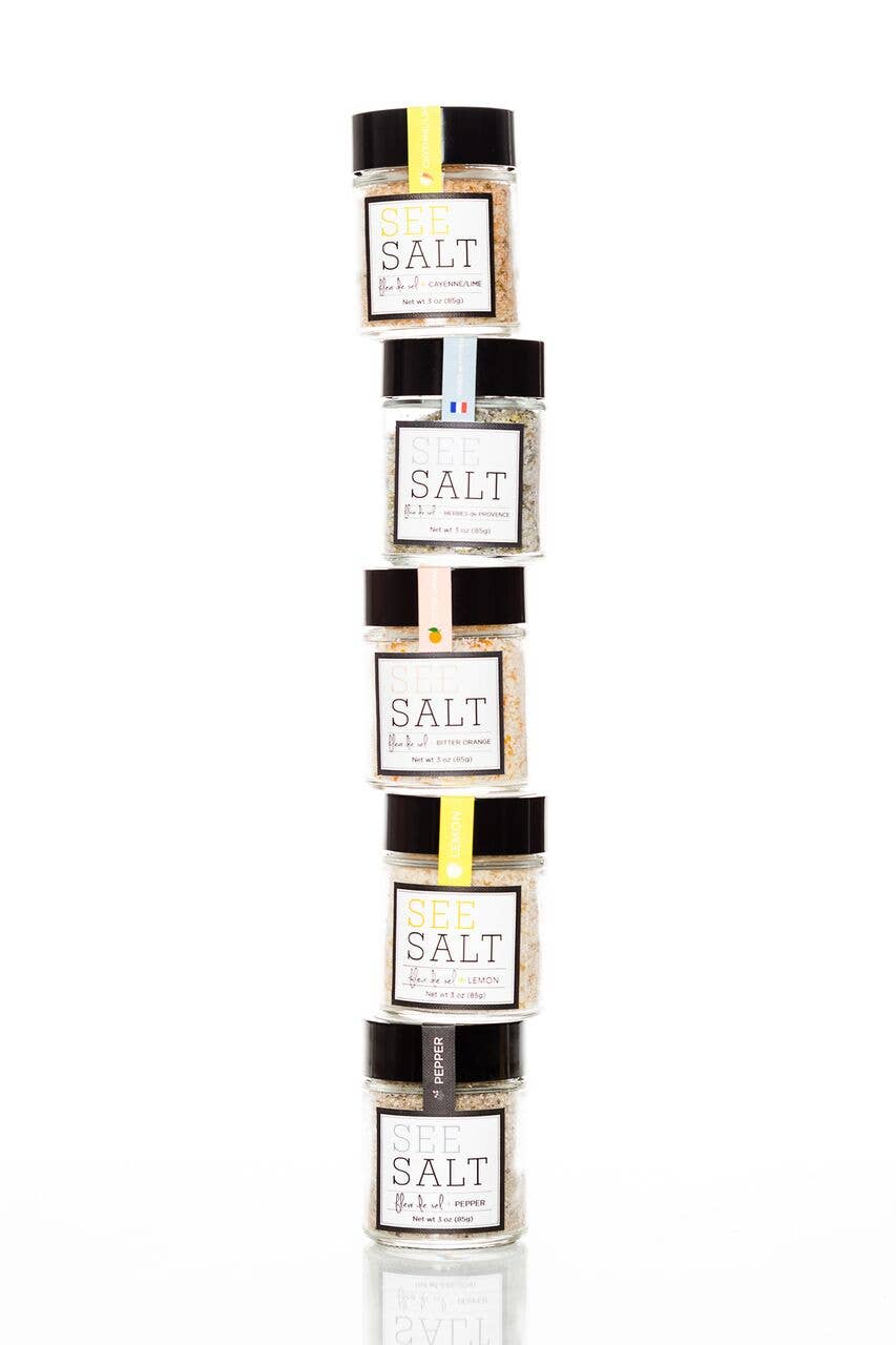 Fleur de Sel Sea Salt + Pepper (3oz)