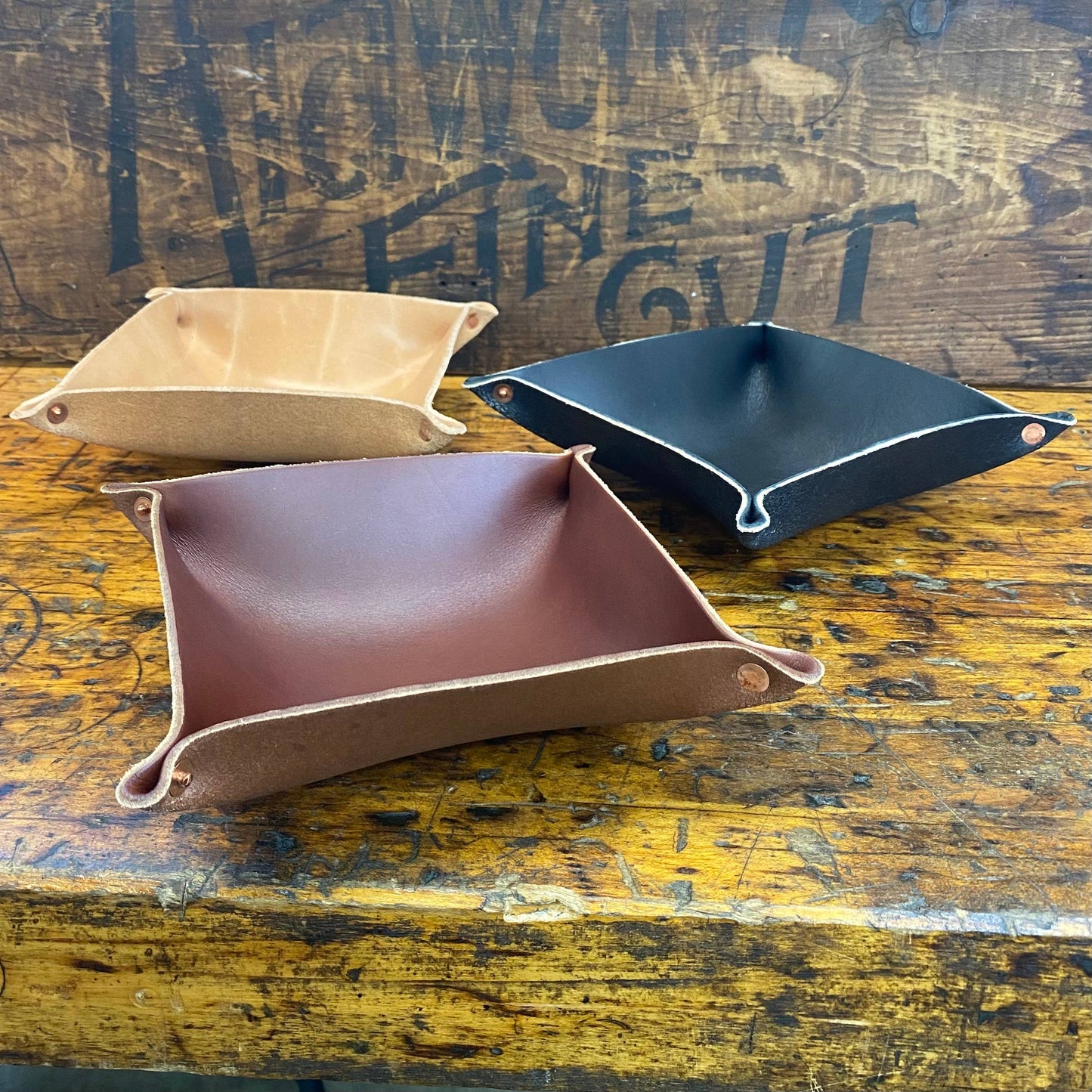 Leather Valet Tray | Blank