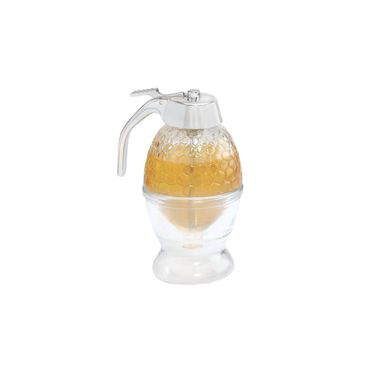 Fox Run Glass Honey, Syrup Dispenser, 6-Ounce