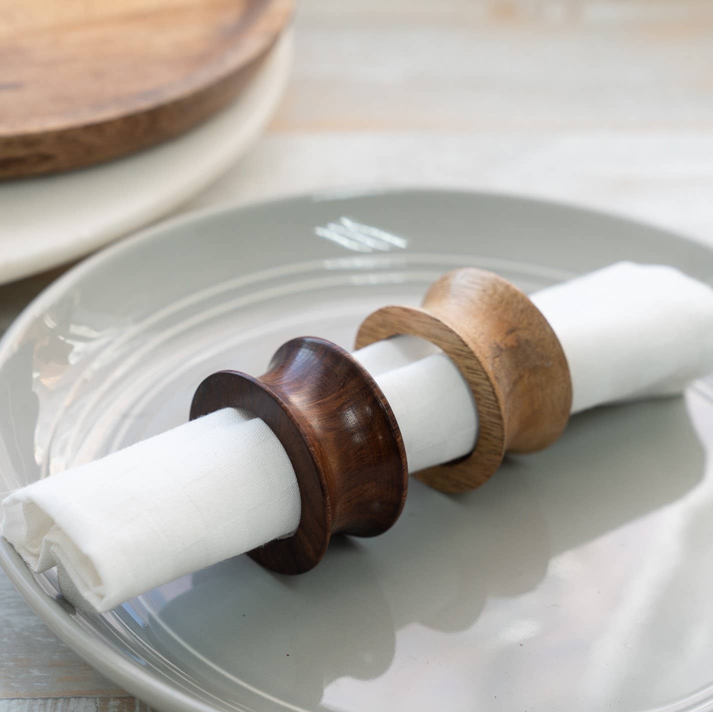 Mango Wood Napkin Ring