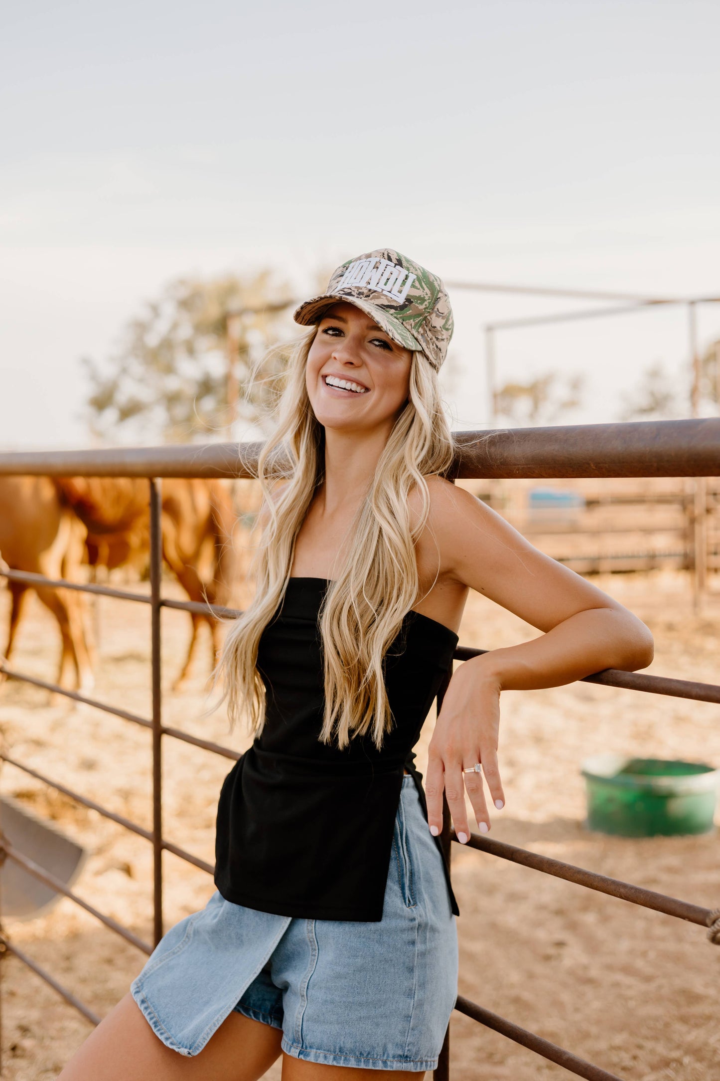 Howdy Trucker Hat -  Camo