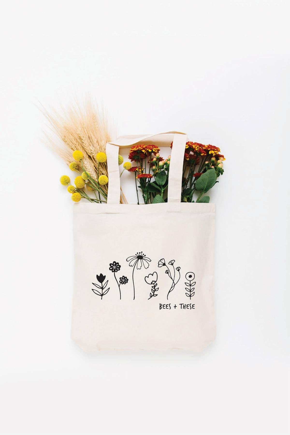 Bees + These Eco Friendly Canvas Tote Bag