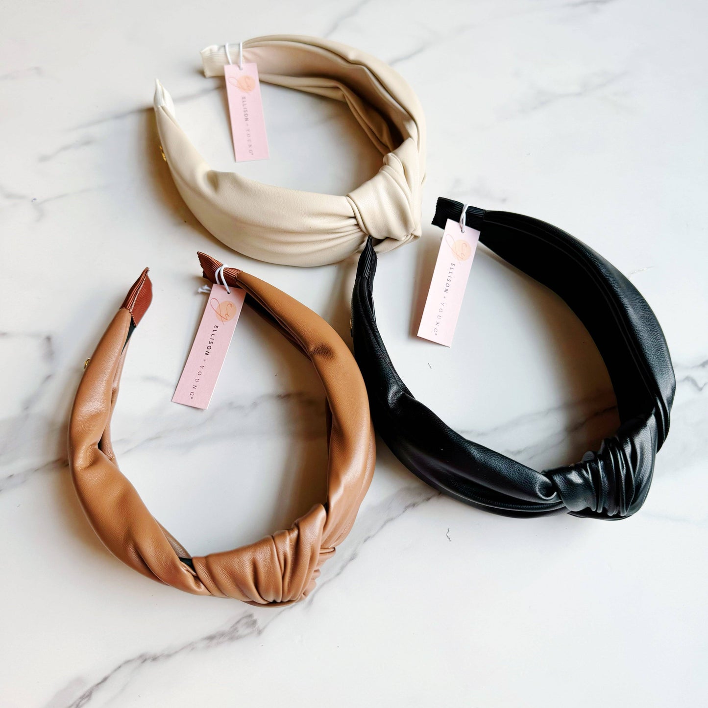 Leather Knotted Headband