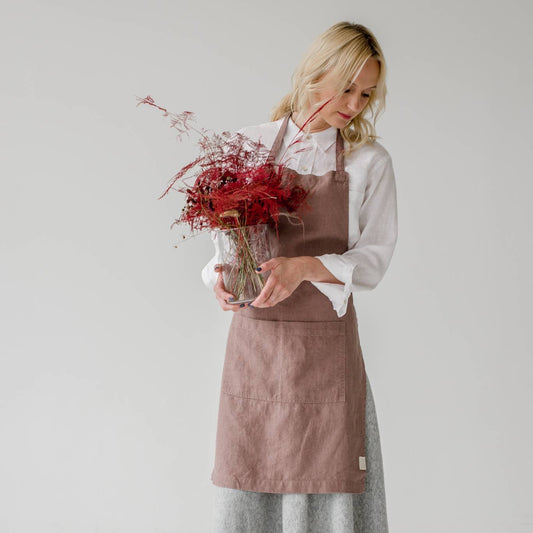 Ashes of Roses Linen Daily Apron