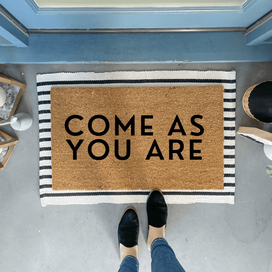 Come As You Are Modern Doormat