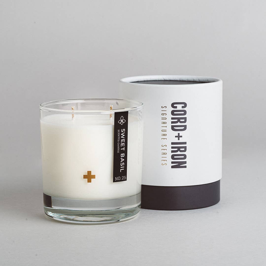 Sweet Basil - Premium Soy Candle