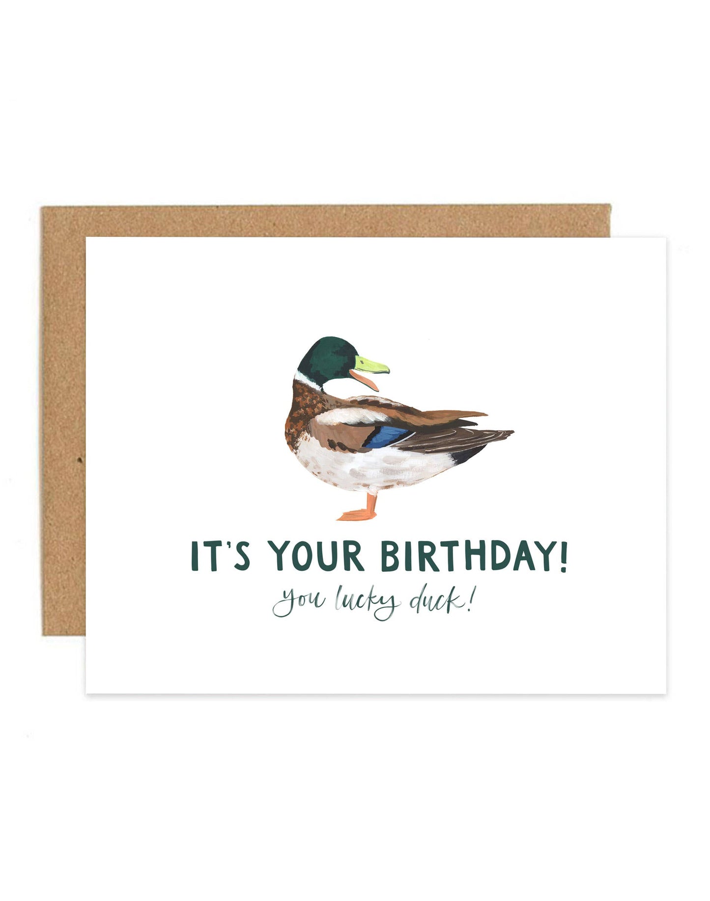 Lucky Duck Birthday Greeting Card